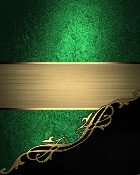 Altın ve yeşil doku