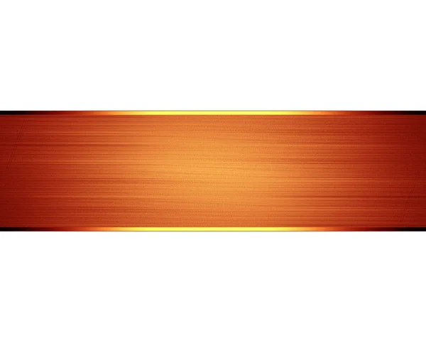 Red and gold ribbon on a white background isolation — Stock Photo, Image