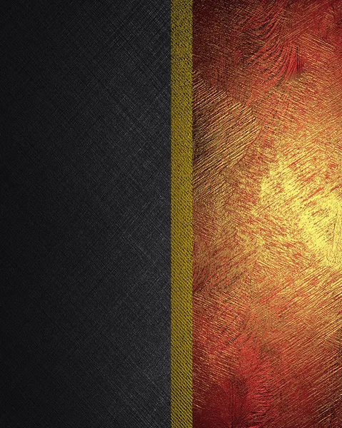 Sfondo astratto di texture in metallo nero e rosso — Foto Stock