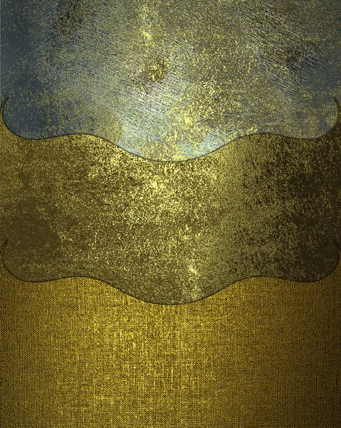 Grunge Goldplatten aus verschiedenen alten Materialien — Stockfoto