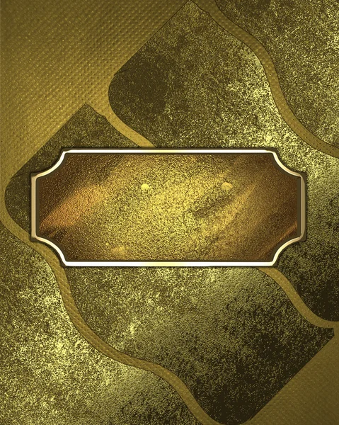 Contexto abstrato de placas de ouro antigas. Modelo de projeto — Fotografia de Stock