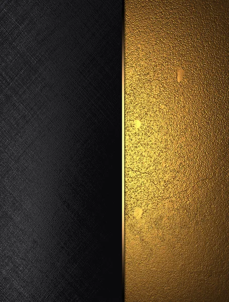 Gouden patroon met zwarte rand. Ontwerpsjabloon. ontwerp site — Stockfoto