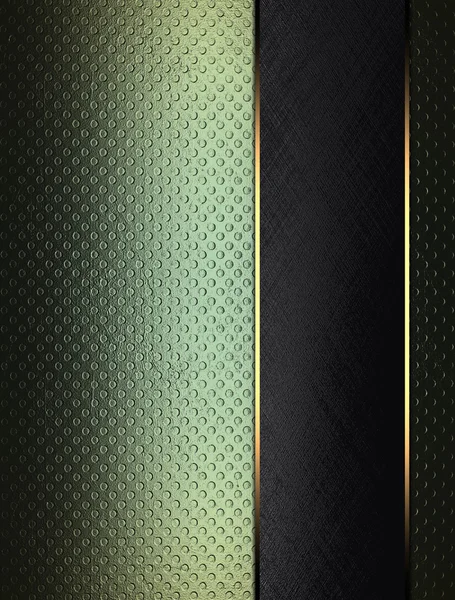 Old green texture with black slit. Design template. Design site — Stock Photo, Image