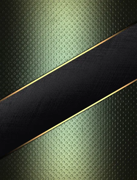 Old green texture with black slit. Design template. Design site — Stock Photo, Image