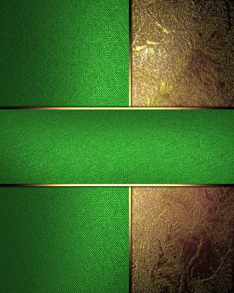 Groene achtergrond, rode en gouden achtergrond. Ontwerpsjabloon — Stockfoto