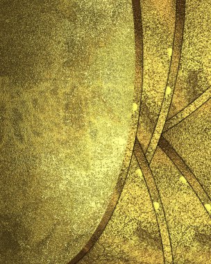 altın arka plan ile altın ekler. tasarım şablonu