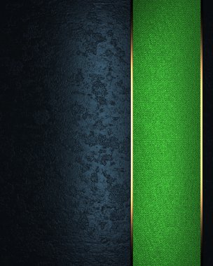 yeşil bir şerit ile mavi arka plan. tasarım şablonu