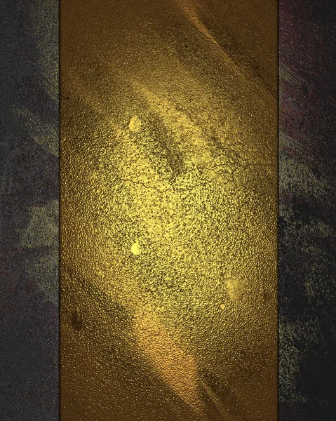 Золотой гранж фон с металлическими краями — стоковое фото