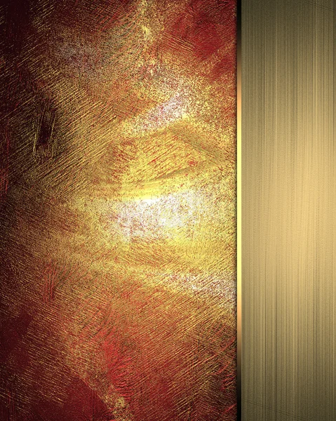 Абстрактный красный фон или рождественский фон с ярким центром внимания из золота — стоковое фото