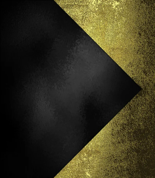 Black background with gold corners. Design template. — Stock Photo, Image