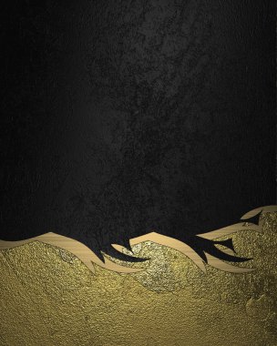 soyut model altın arka plan üzerinde siyah zemin