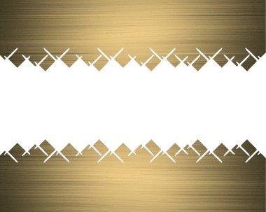 soyut kenarları altın çerçeve