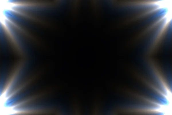 Šablona návrhu - hvězda, slunce s odlesk objektivu. paprsky pozadí. odlesky v rohu — Stock fotografie