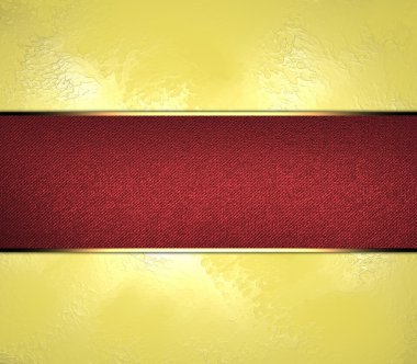 akmak altın arka plan sarı renk ve kırmızı tabela. Tasarım şablonu