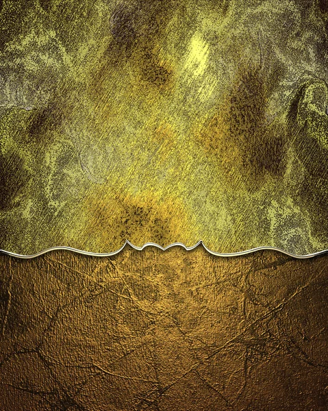 Old golden grunge background with abstract bottom texture — Stock Photo, Image