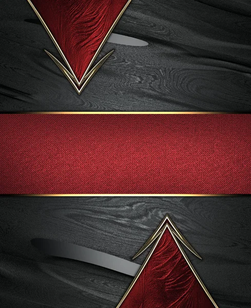 siyah arka plan ile kırmızı desenler ve tabela. tasarım şablonu.