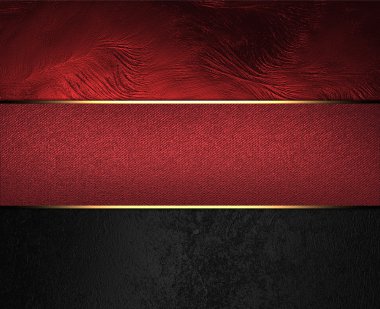 siyah ve kırmızı arka plan ile kırmızı tabela ile altın trim. tasarım şablonu.