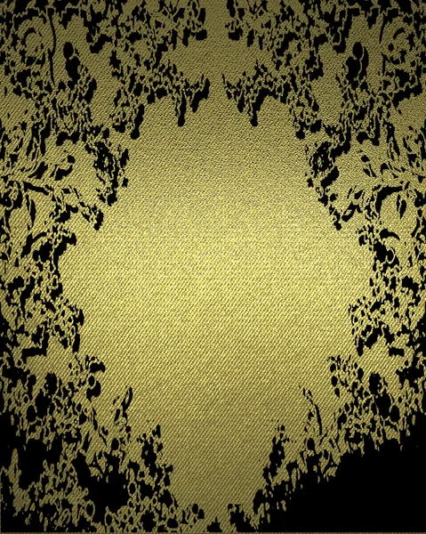 Абстрактный фон в золотой и черной текстуре. Дизайн шаблона. Дизайн сайта — стоковое фото
