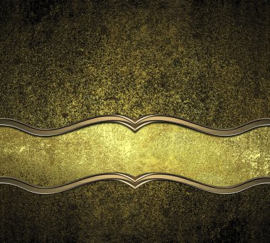 eski kirli sarı metal (altın) ile altın yelllow. tasarım şablonu. Tasarım sitesi