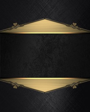 siyah çerçeve altın kenarlı. tasarım şablonu. site şablonu