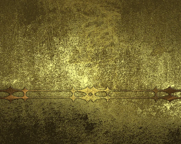 Antigua pared dorada con patrón de oro. Plantilla de diseño Sitio de diseño —  Fotos de Stock