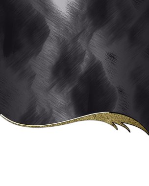 beyaz zemin üzerine altın desenli siyah bir doku. tasarım şablonu. Tasarım sitesi