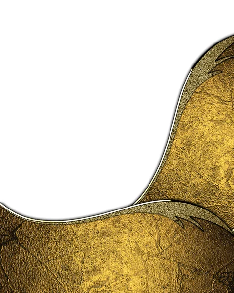 Abstrakt mönster av guld på vit bakgrund. formgivningsmall. design webbplats — Stockfoto