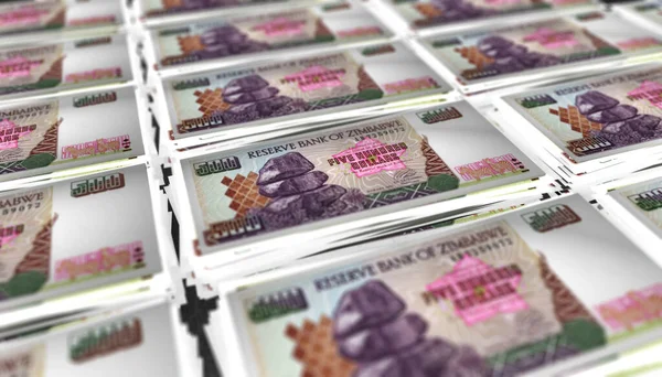 Illustration 500 Zimbabwe Dollars Money Banknote — Stock Photo, Image
