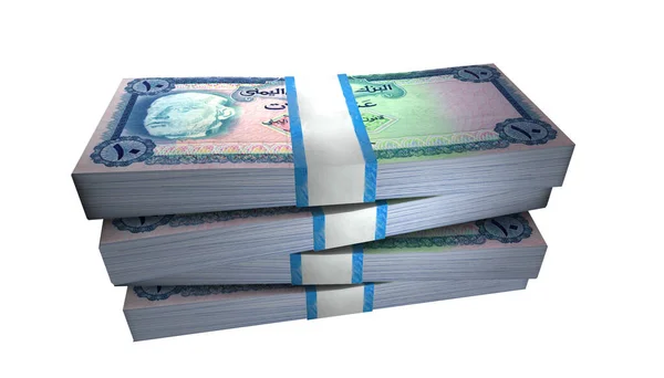Ilustración Riales Yemen Billetes Dinero Pila Sobre Fondo Blanco —  Fotos de Stock