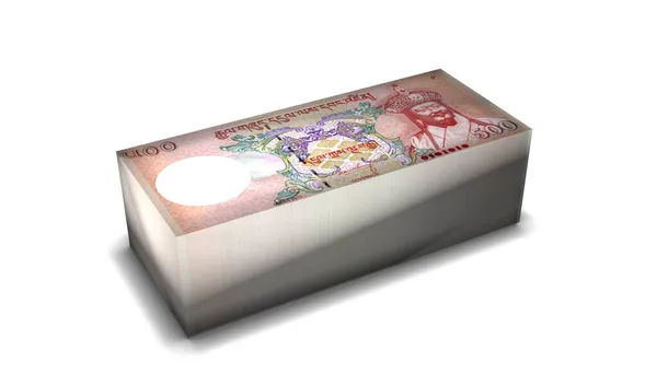 Ilustração 500 Bhutan Ngultrum Money — Fotografia de Stock