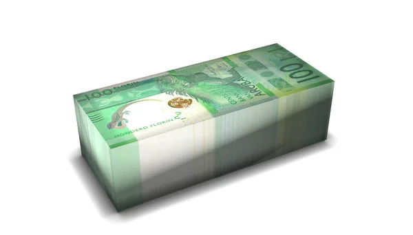 Иллюстрация 100 Aruba Florin Money — стоковое фото