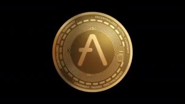 3D Döndürme AVE Şifreleme Parası Kusursuz Döndürme Canlandırması.mov