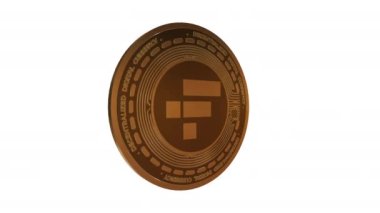 3D Dönen FTXToken FTT Şifreleme Parası Kusursuz Döndürme Canlandırması