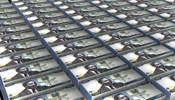 Кенийский Банкнот Номиналом 200 Шиллингов — стоковое фото