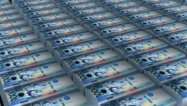 3D Görüntü Filipinler 1000 Perso para banknotu