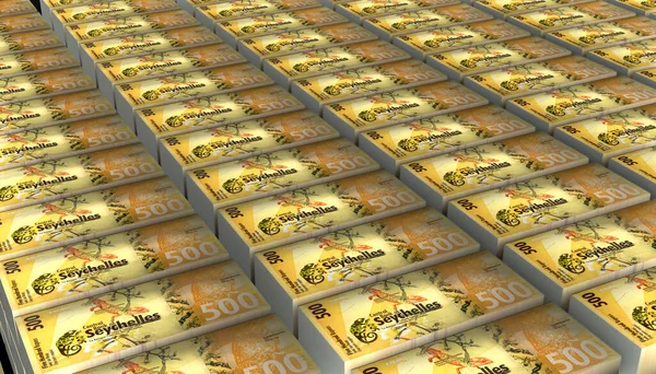 Illustration Seychelles 500 Rupees Money Banknote — Foto de Stock