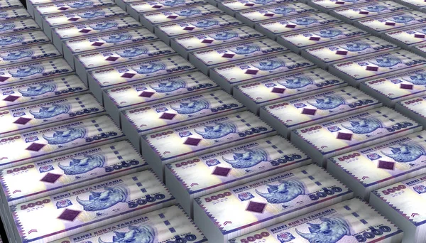 Illustration Tanzania 5000 Shillings Money Banknote — Stok fotoğraf