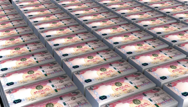 Illustration United Arab Emirates 100 Dirham Money Banknote — Fotografia de Stock