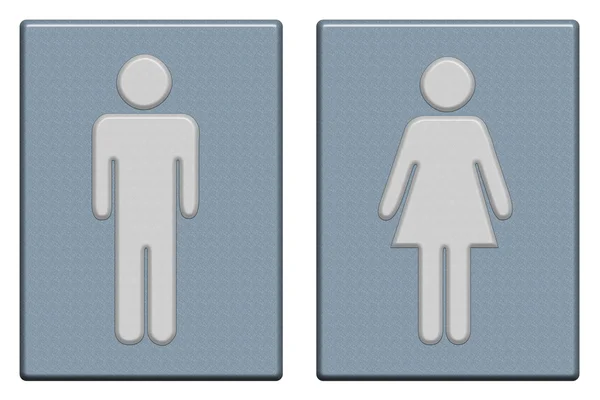 The sign for the toilet — Stock Photo, Image