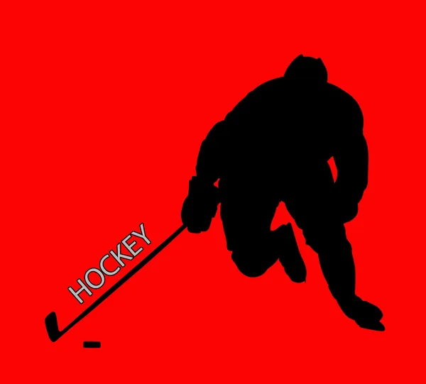 Jugador de hockey — Foto de Stock