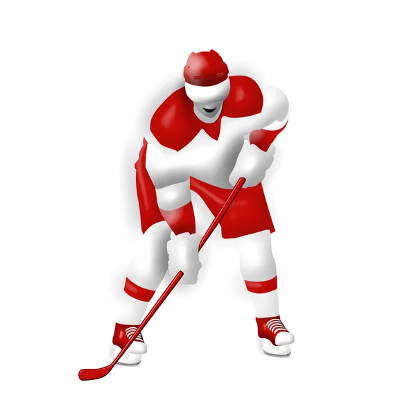 Hockeyspeler — Stockfoto