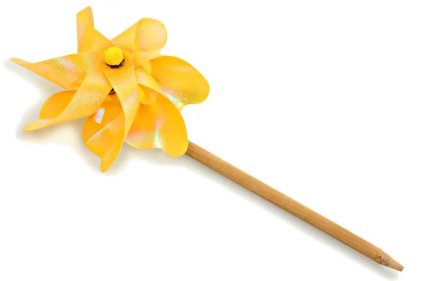Gele pinwheel — Stockfoto
