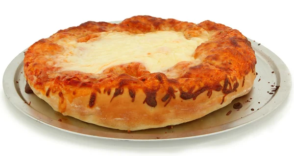 Пицца домашнего сыра — стоковое фото