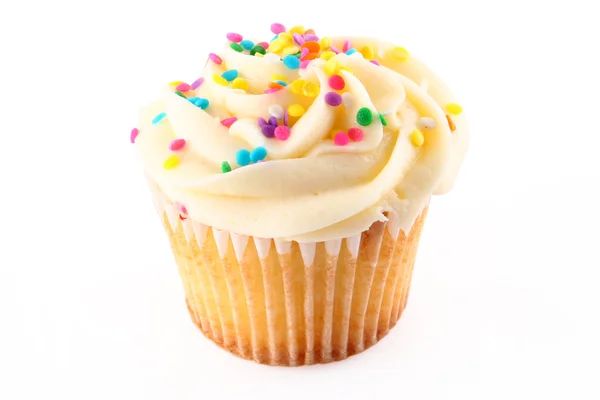 White Cupcake Royalty Free Stock Images