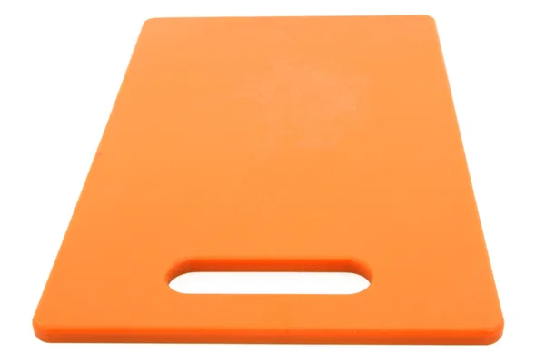 Narancs a daraboló-Board — Stock Fotó