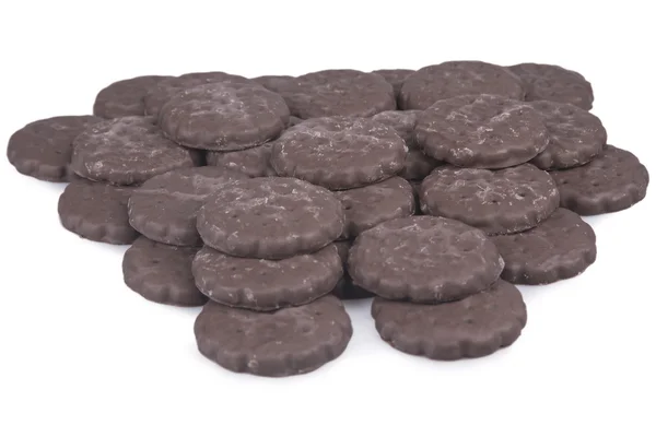 Мятное шоколадное печенье — стоковое фото