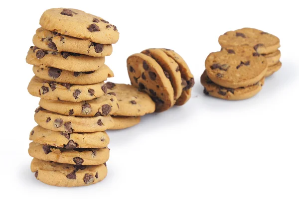 Galletas con chips de chocolate —  Fotos de Stock