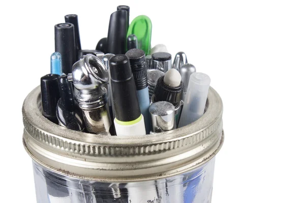 Jar of Pens — Stock Photo, Image