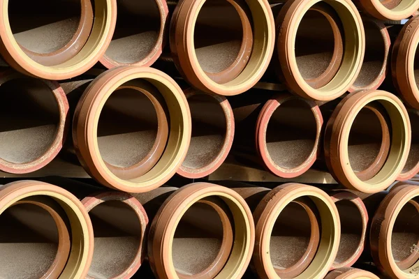 Stoneware pipes — Stock Photo, Image
