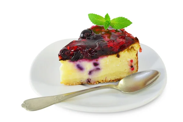 Käsekuchen — Stockfoto